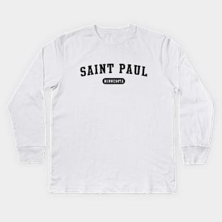 Saint Paul, MN Kids Long Sleeve T-Shirt